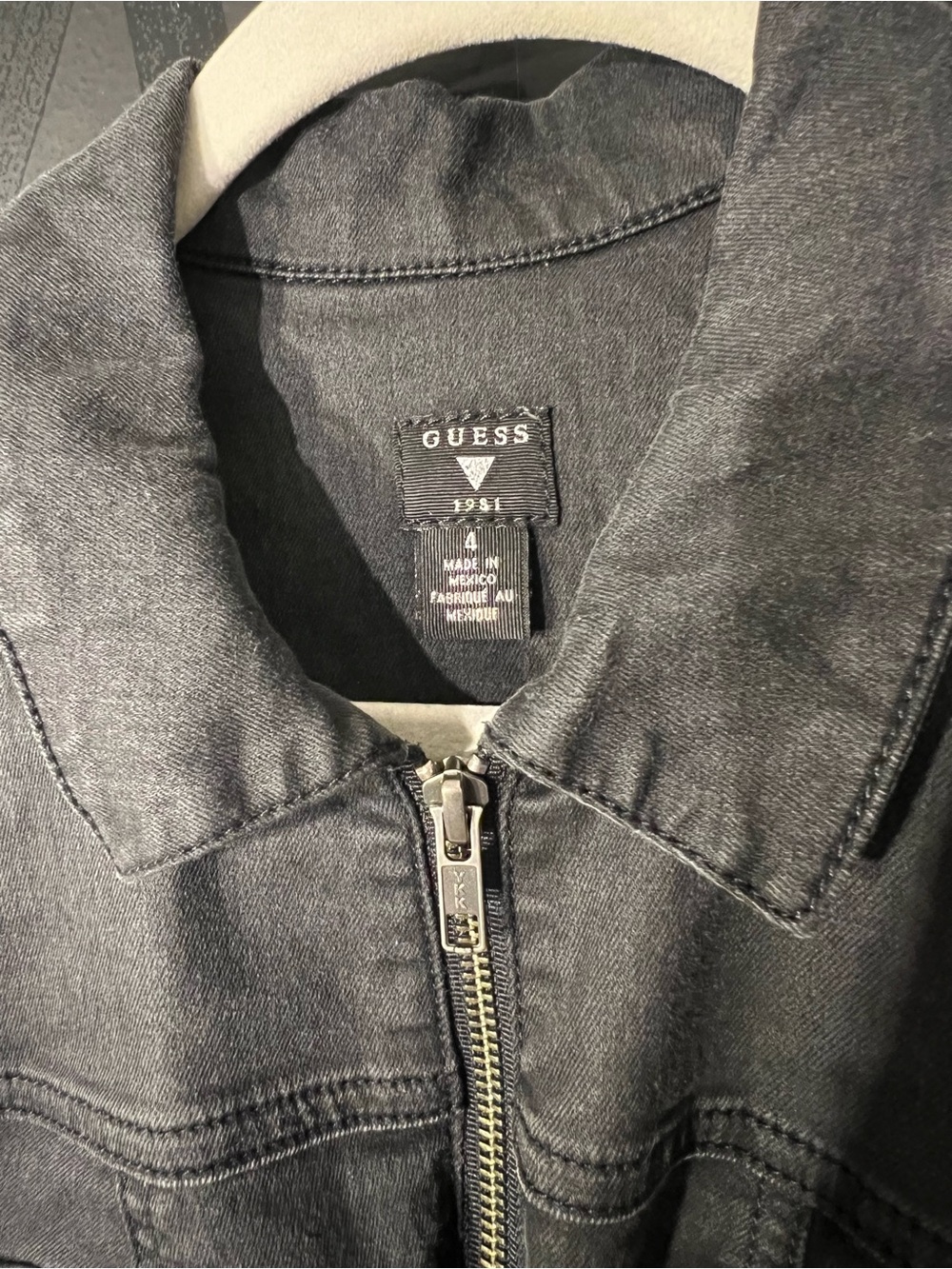 Guess Y2K Black Denim Utility Jumpsuit - Picture 3 of 7
